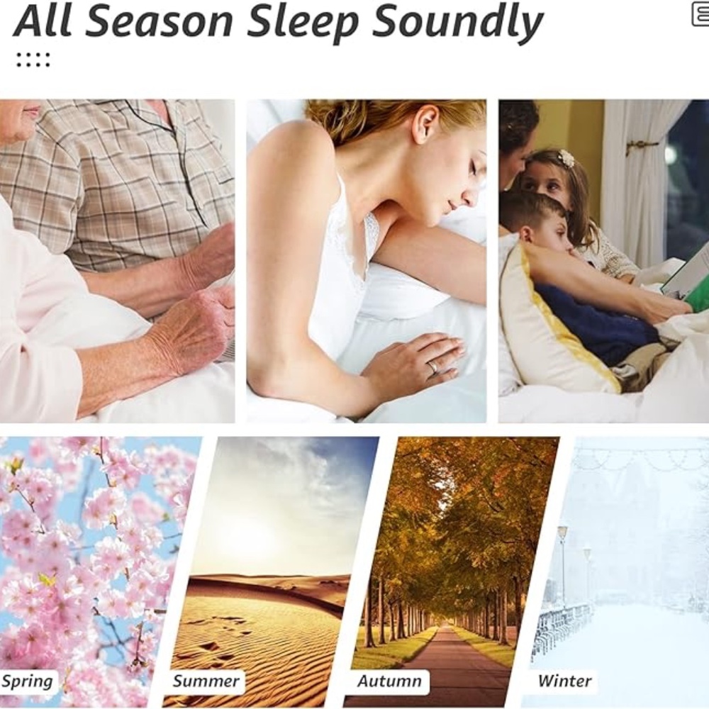 HYLEORY Sage Green All Season Twin Size Bed Comforter - Cooling Down - Picture 10 of 10